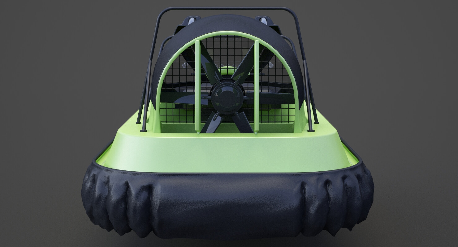 Hovercraft 001 3D Model by sky3dstudios69
