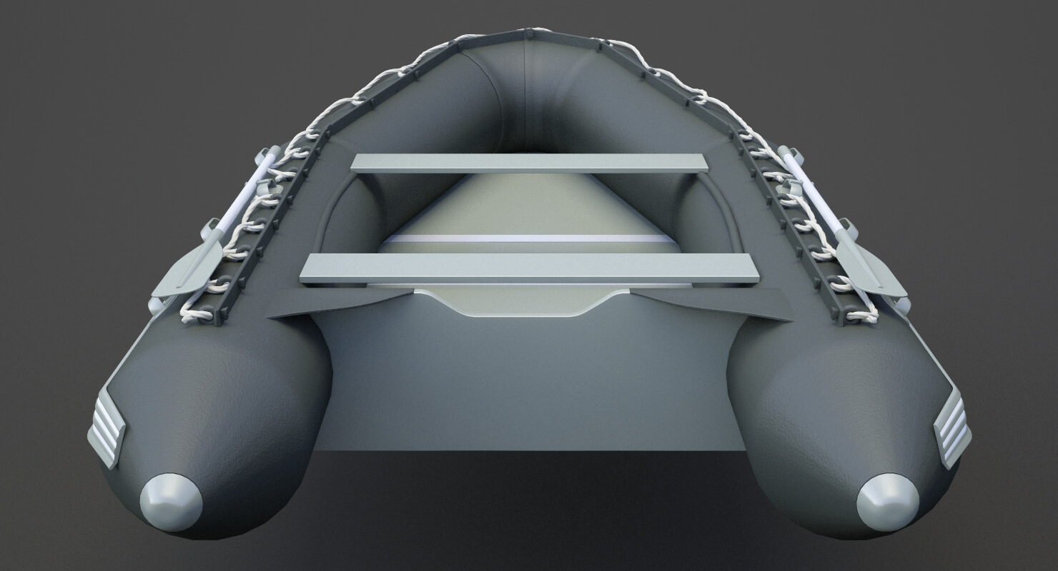 Inflatable Boat 01 - 3D Model by sky3dstudios69
