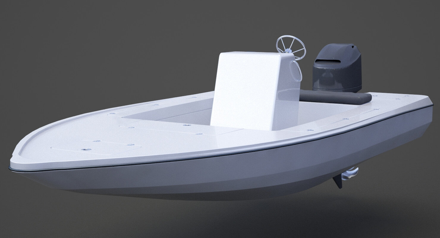 Boat Engine Rneder Motor Boat 09 - 3D Model by sky3dstudios69
