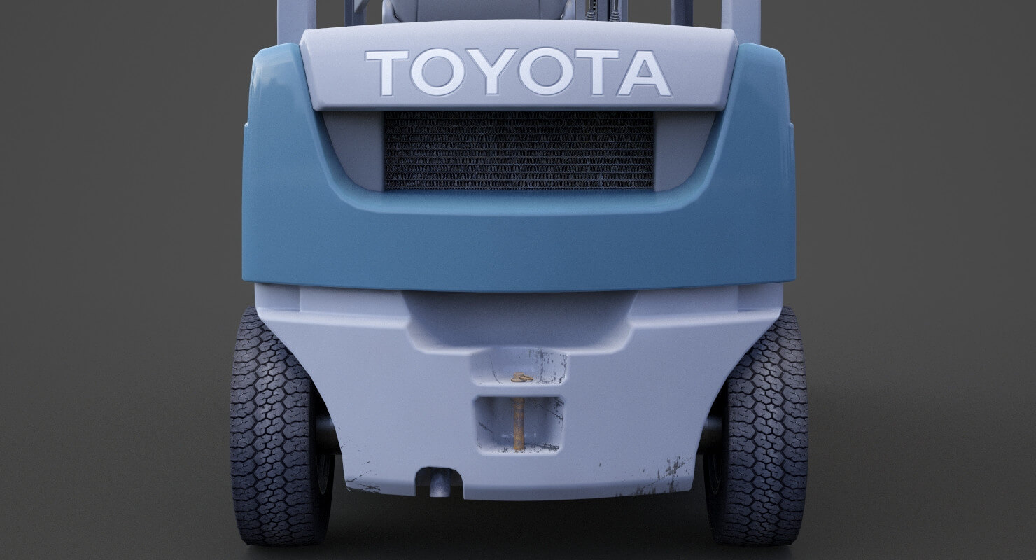 Toyota Geneo 25 Forklift - 3D Model by sky3dstudios69