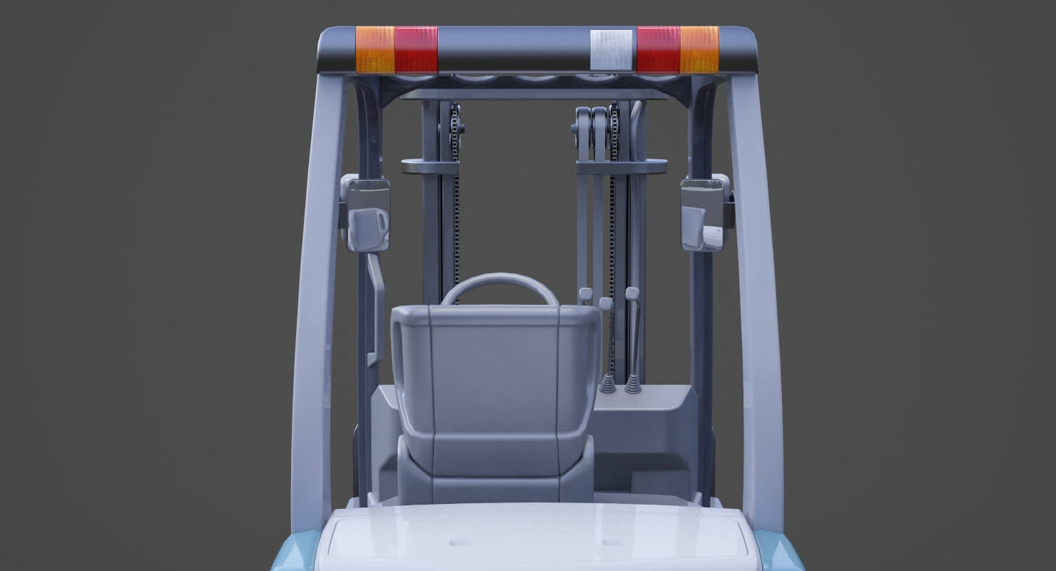 Toyota Geneo 25 Forklift - 3D Model by sky3dstudios69