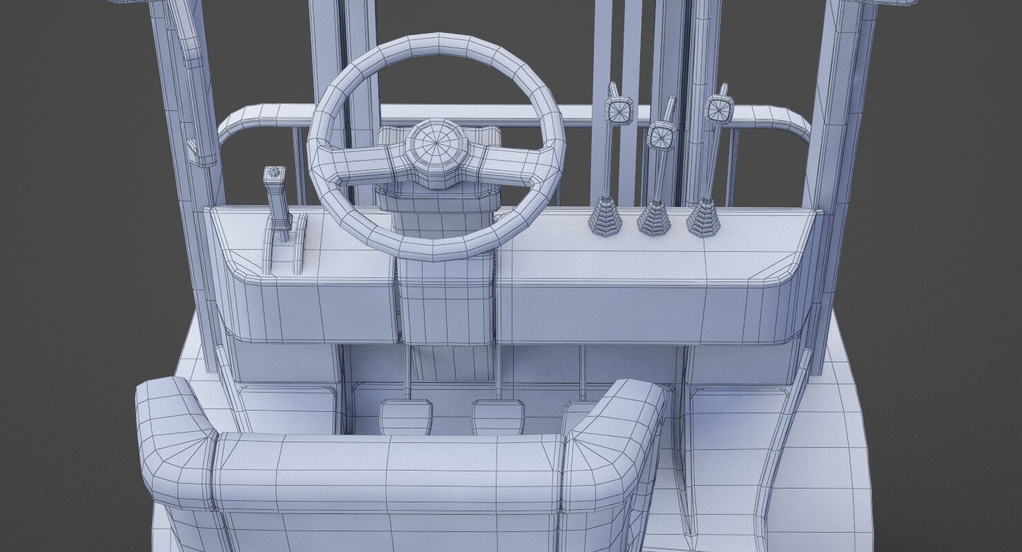 Toyota Geneo 25 Forklift - 3D Model by sky3dstudios69