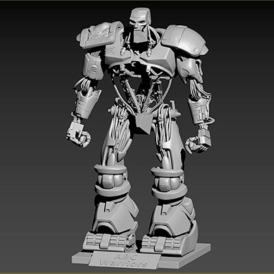 ABC Warrior Pose1 3D print model