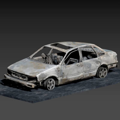 Burnt Down Car 1 Terminator 2 Judgment Day