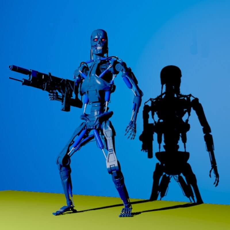 Creation Terminator T 800 Real Model 10 3d Rendering Renderhub Gallery
