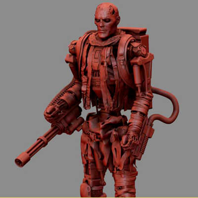 T-600 Terminator Salvation V3 3D Print Model