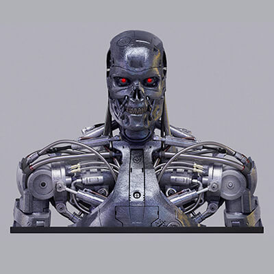 T-800 Bust Terminator Salvation Replica