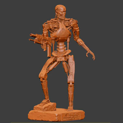 T-800 Terminator 2 Judgment Day V3 High Detal