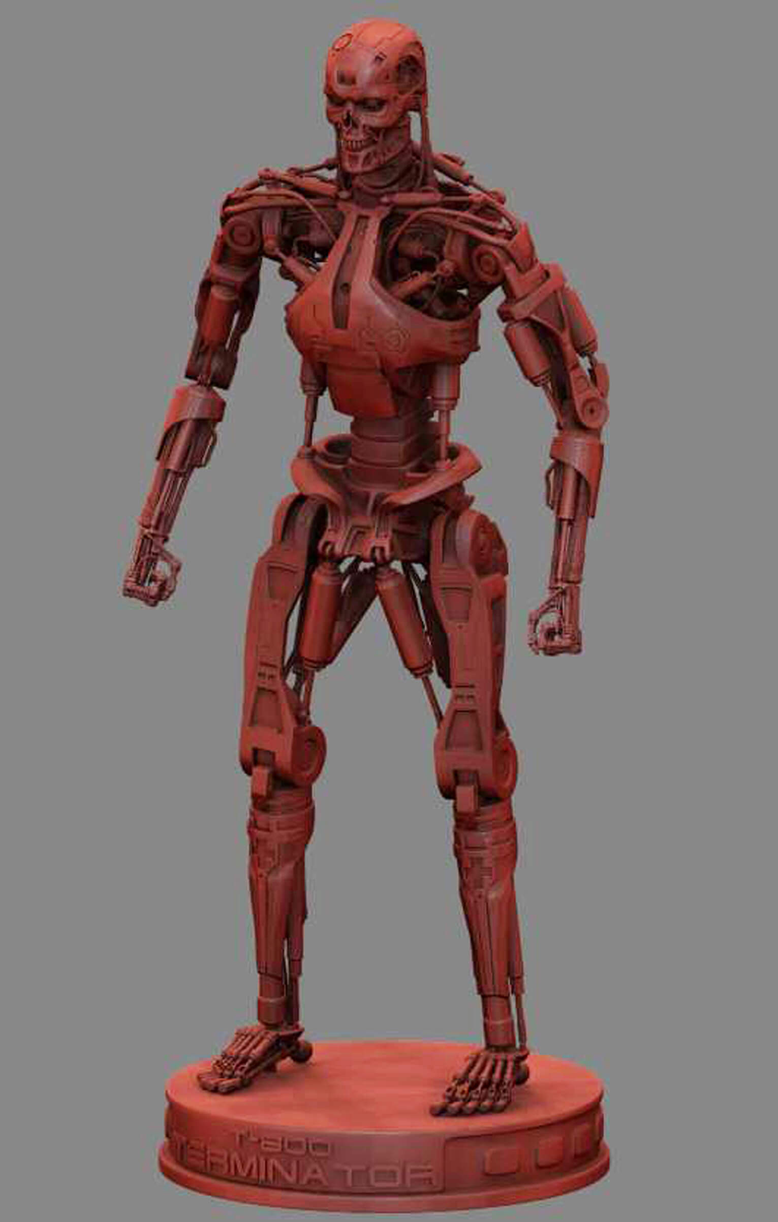 Terminator Modelle T-800 Terminator High Detal 3D Model by SKYNET-2029