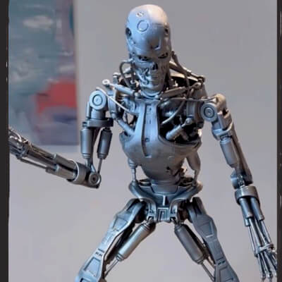 Terminator T-800 Endoskeleton Rekvizit T1 V2