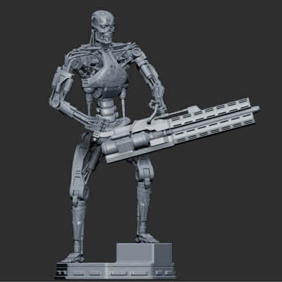 The Terminator T-800 V2 High Detal