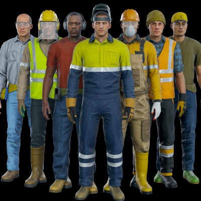 Workers Modular Character