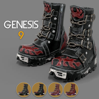 Slide3D Heavy Boots G9