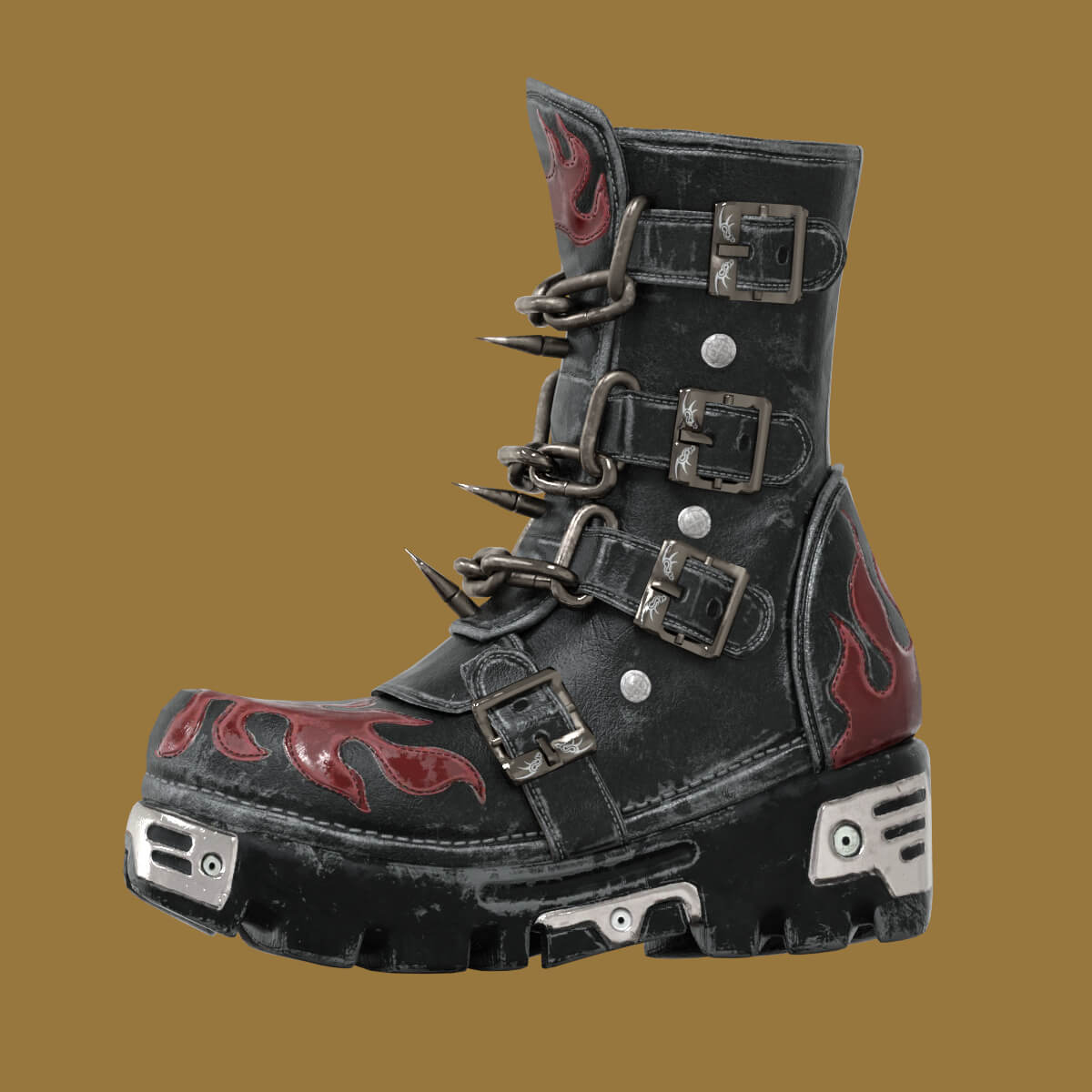 Slide3D Ultimate Heavy Boots G9, G8, G8.1 Daz Content by Slide3D