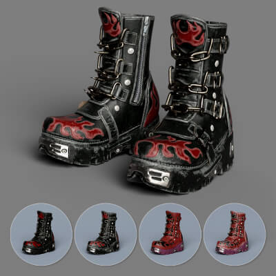 Slide3D Ultimate Heavy Boots G9 G8 G8.1 by Slide3D