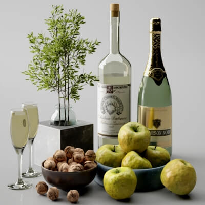 Apple Fruit Set 09