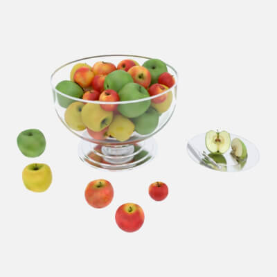 Apple Set with Durban Centerpiece Bowl