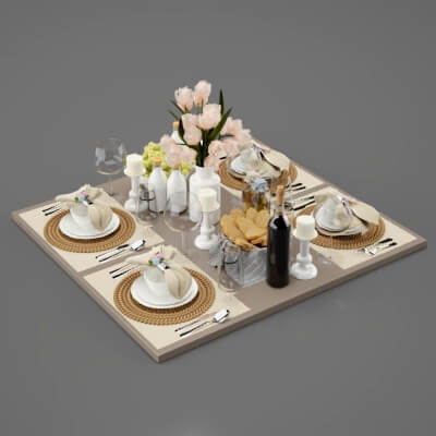 Breakfast Decorative Set