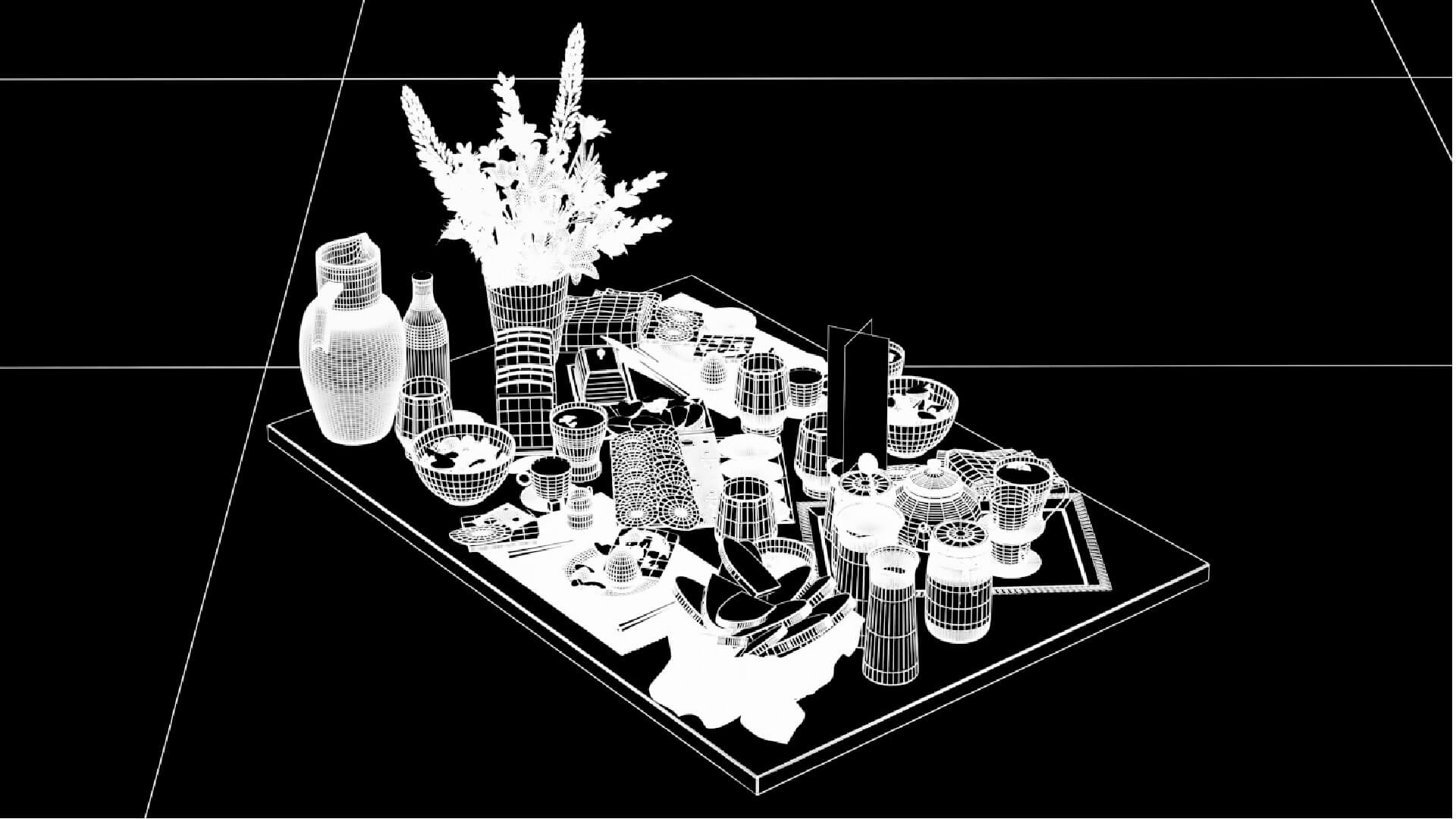 Breakfast Set 21 - 3D Model by Smart3DModels