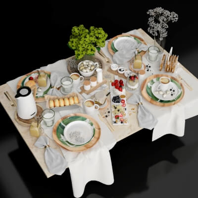 Breakfast Food Set 11