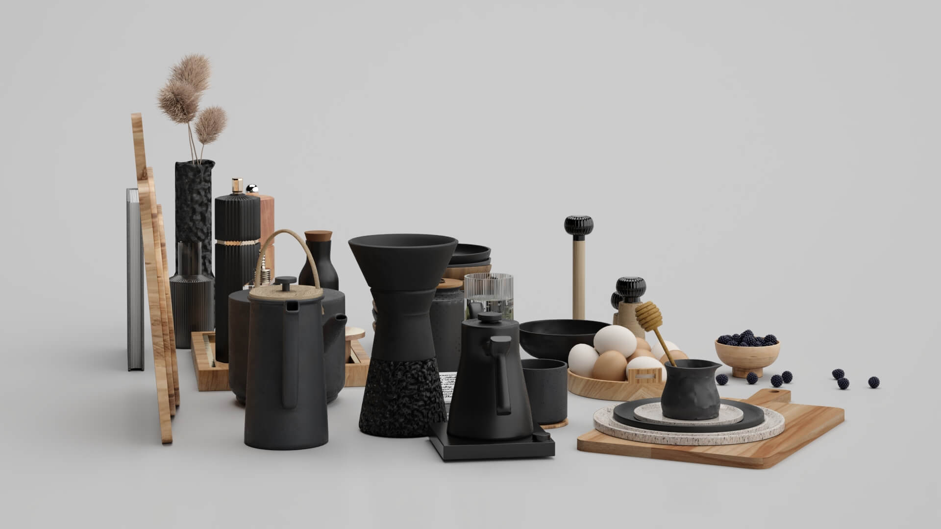Kitchen Accessories - 3D Model by Smart3DModels