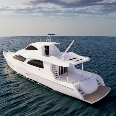 Luxury Yacht Model