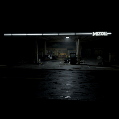 Resident Evil - Mizoil Gas Station with Interiors