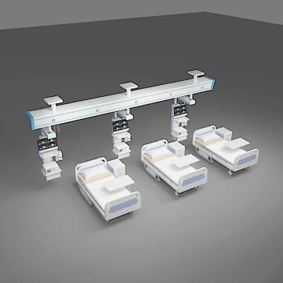 Modern Hospital Bed Tower