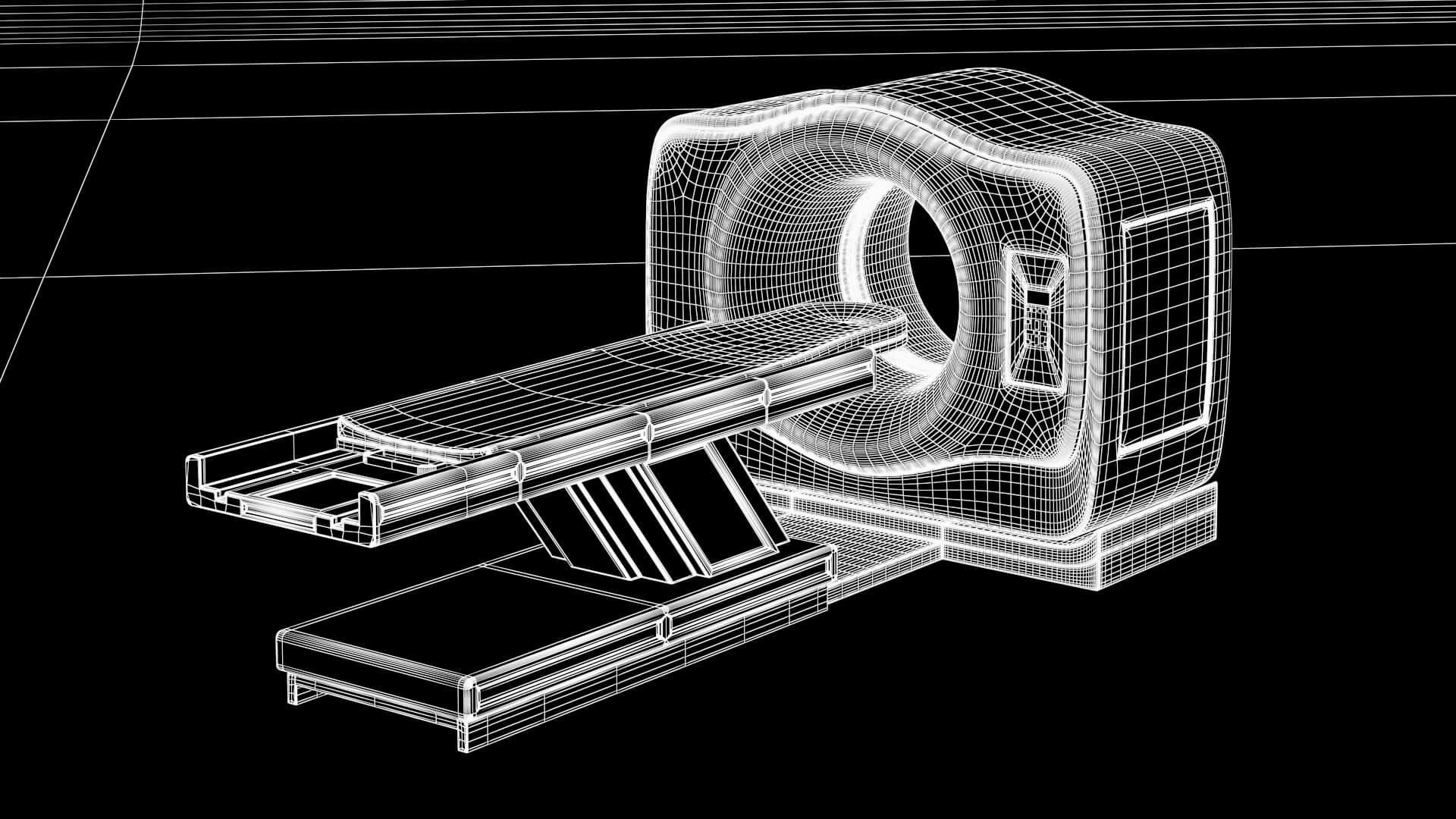 MRI Scanner Equipment - 3D Model by Smart3DModels
