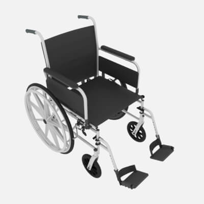 Portable Folding Wheelchair