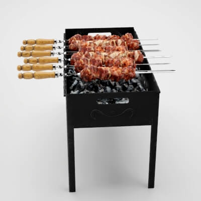 Shish Kebab on The Grill
