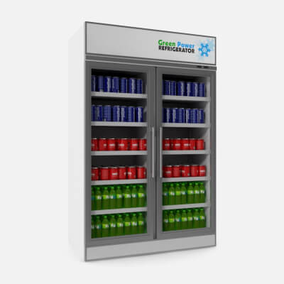 Supermarket Beverages Refrigerator