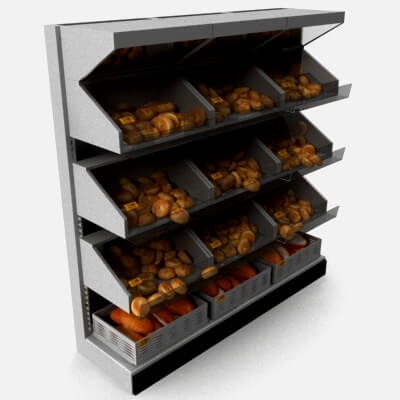 Supermarket Bread Shelf