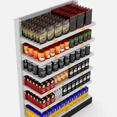 Supermarket Cafe Shelf