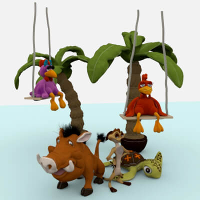 Timon and Pumbaa Toys