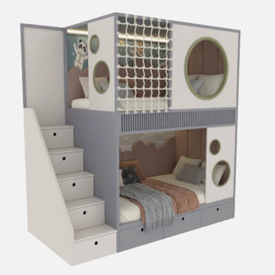 Two Level Bed for Kids
