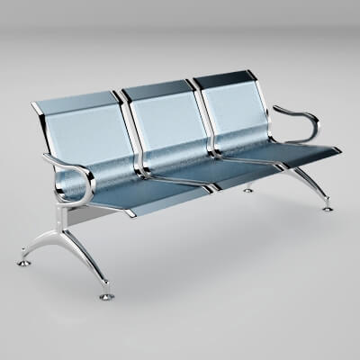 Waiting Iron Bench Chair