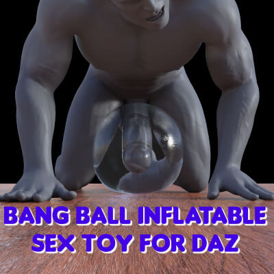Bang Ball - Inflatable Sex Prop for DAZ by SnarlTheWerewolf