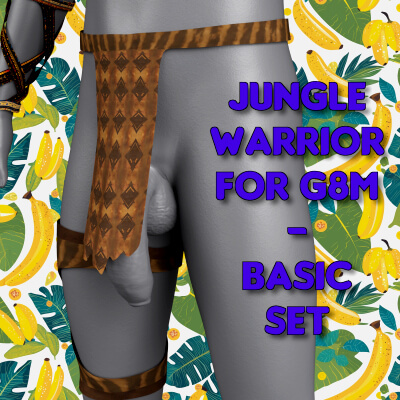 Jungle Warrior Outfit for G8M - Basic Set by SnarlTheWerewolf