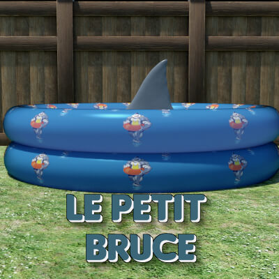 Le Petit Bruce - Shark Fin Prop for DAZ