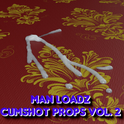 Man Loadz Cum Props - Cumshot Props for DAZ Studio Vol 2 by SnarlTheWerewolf