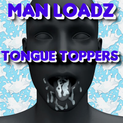 Man Loadz - Tongue Toppers Cum Props for Genesis 8/8.1 Male by SnarlTheWerewolf