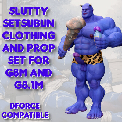 Slutty Setsubun - Clothing and Prop Set for G8M and G8.1M by SnarlTheWerewolf