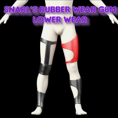 Snarls Rubber Wear - Lower Body by SnarlTheWerewolf