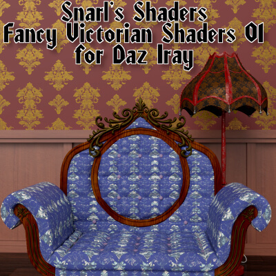 Snarls Shaders - Fancy Victorian Shaders 01 for DAZ Iray