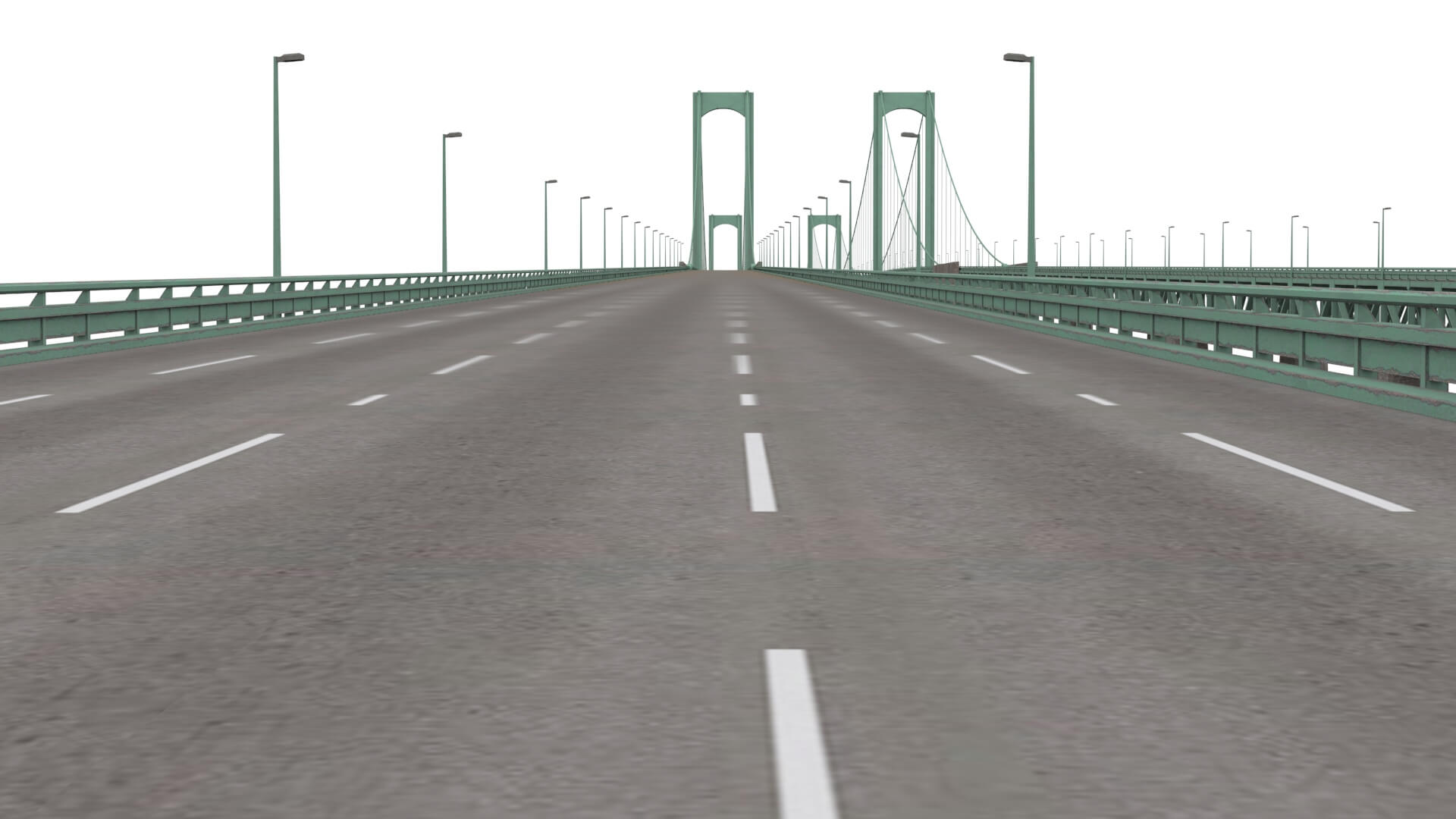 Delaware Memorial Bridge - 3D Model by Sobul