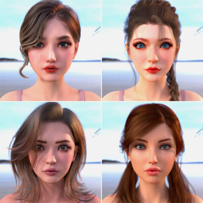 S3D G Head and 1 Body Morph 3 for Genesis 8 and 8.1 Female