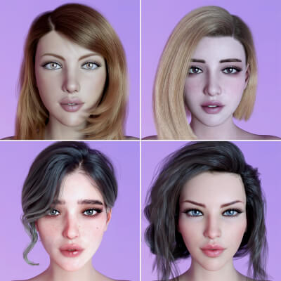 S3D G Head Morphs Genesis 8 and 8.1 Female