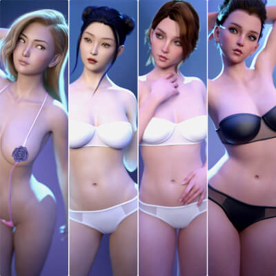 S3D Nms Head and Body for Genesis 8 and 8.1 Female