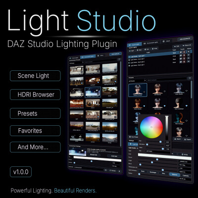 Lighting Studio for DAZ 4 and 6 by SokuRabbit